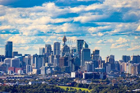 Aerial Stock Image - Sydney CBD From Sydney Park