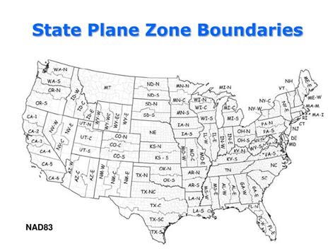 Mass State Plane Zone Map