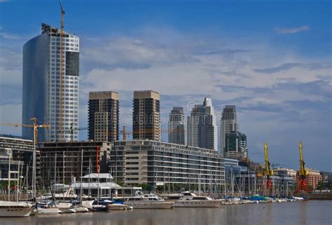 Puerto madero stock image. Image of construction, building - 4231523