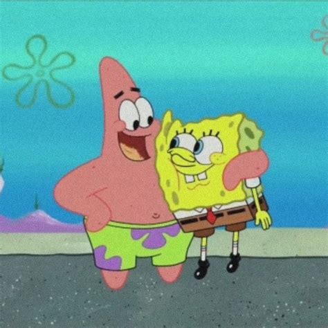 the spongebob character is carrying an item in his hand