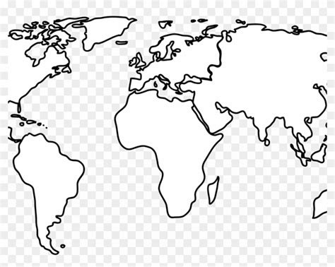 World Map Svg Silhouette World Map Outline Map Silhou - vrogue.co
