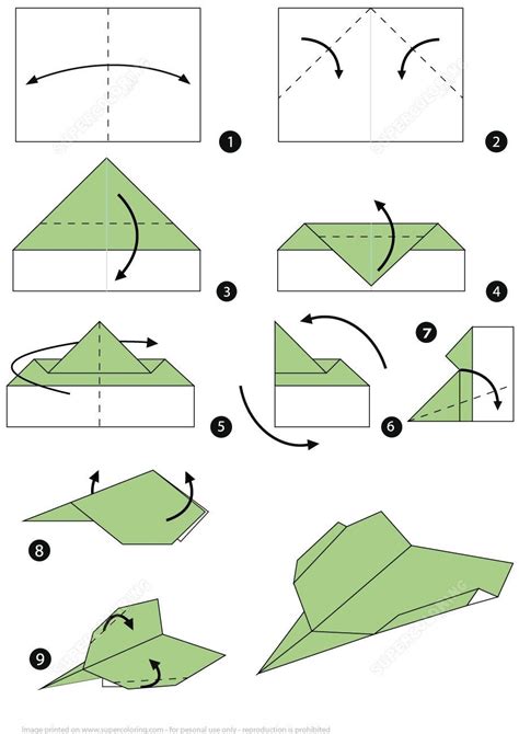 How to make origami paper crafts for beginner ⋆ crafttel.com | Aviones de papel, Como hacer un ...