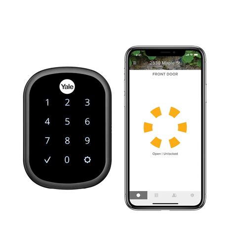 Yale Assure Lock SL Wi-Fi Touchscreen Smart Lock - Black Suede Black Key-Free Touchscreen Lock ...