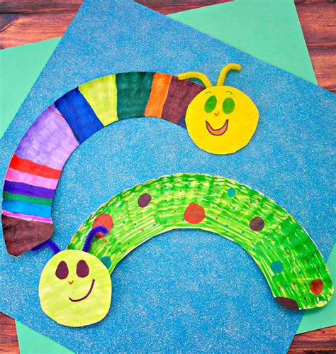 Paper Plate Caterpillars - In The Playroom