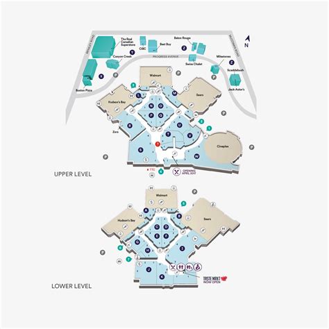 Scarborough Town Centre Floor Map | Viewfloor.co