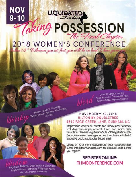 Liquidated Ladies Women’s Conference | The Prevailing Woman