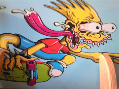 Bart Simpson Skateboard by aimlessstruggle on DeviantArt