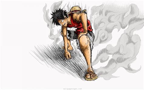 Download Monkey D. Luffy Anime One Piece Gear 2 (One Piece) HD Wallpaper