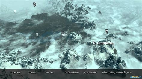 Fort Dawnguard Location on Map (Skyrim) - YouTube