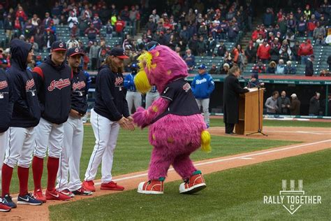 Cleveland Indians Mike Clevinger with Slider during the introduction ...