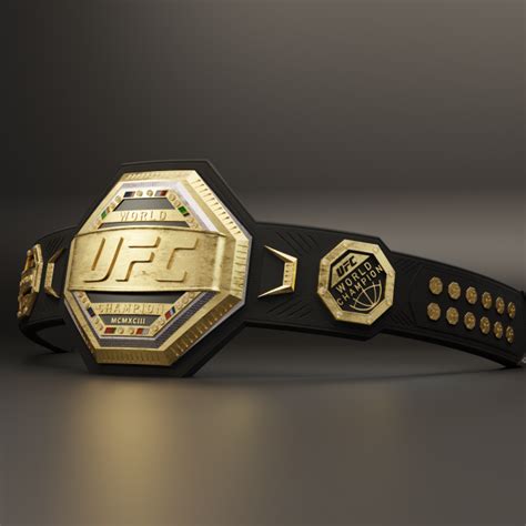 UFC LEGACY CHAMPIONSHIP BELT 3D Print Model in Memorabilia 3DExport