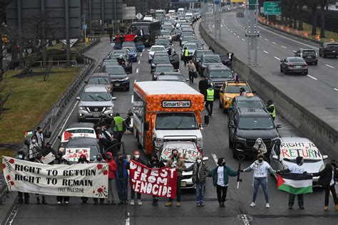 Pro-Palestinian Protests Block Traffic at New York and L.A. Airports ...