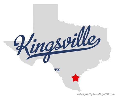 Map of Kingsville, TX, Texas