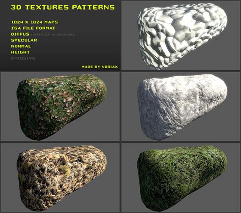 Free 3D textures pack 16 by Nobiax on DeviantArt