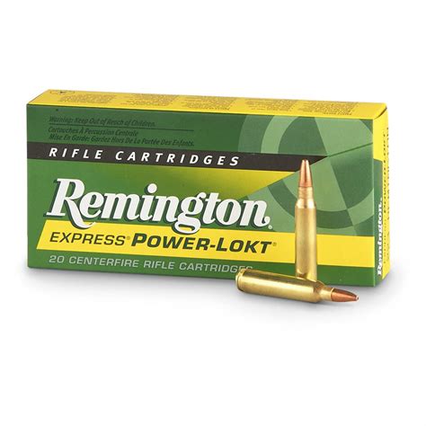 Remington Express, .223 Remington, HP Power-Lokt, 55 Grain, 20 Rounds - 5885, .223 Remington ...