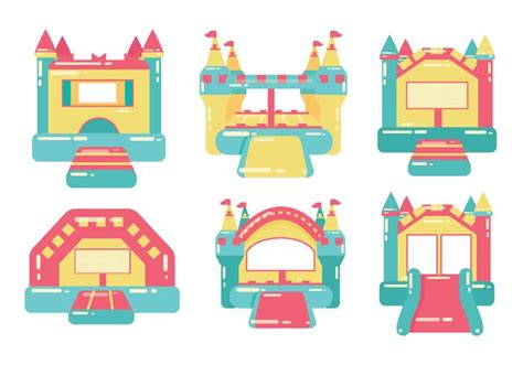 Bounce House Vector - Download Free Vector Art, Stock Graphics & Images