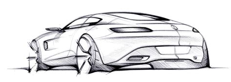 Mercedes AMG GT official sketches surfaced