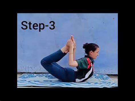 step by step dhanurasana - YouTube