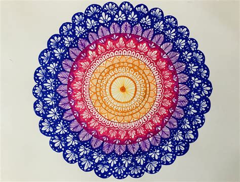 mandala art for beginners colourful - Tayna Angulo