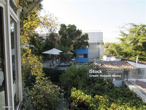 Facade Of La Chascona Santiago Chile Stock Photo - Download Image Now - Architecture, Building ...