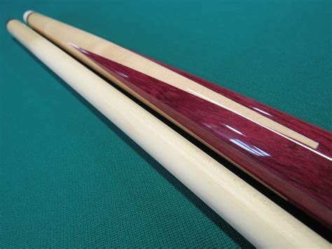 SOLD $550 – Scot Sherbine Purpleheart Sneaky Pete cue - Proficient Billiards Cue Repair