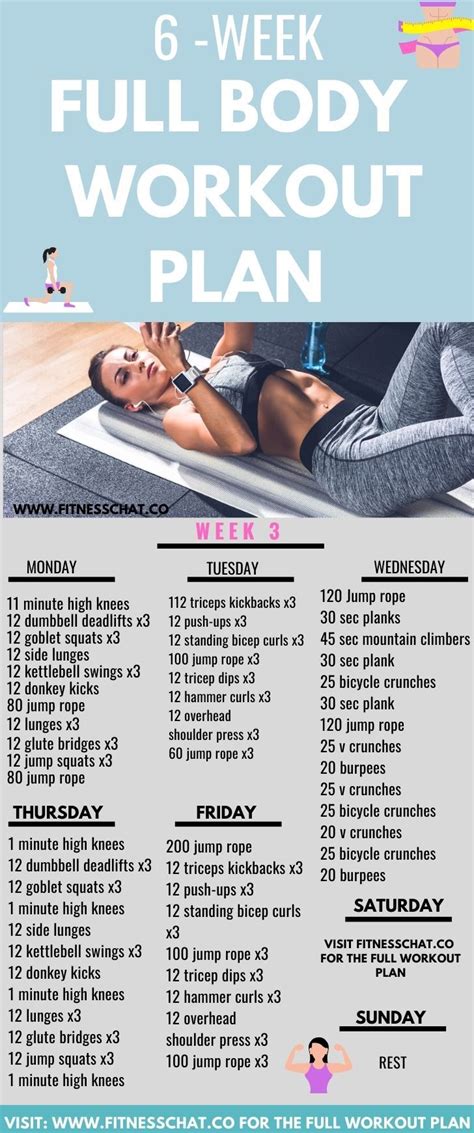 6 week summer body workout plan– your bikini body workout plan | Bikini ...