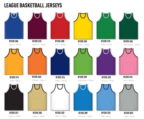 Basketball Jerseys by Athletic Knit, JERSEYS UNLIMITED offers blank ...