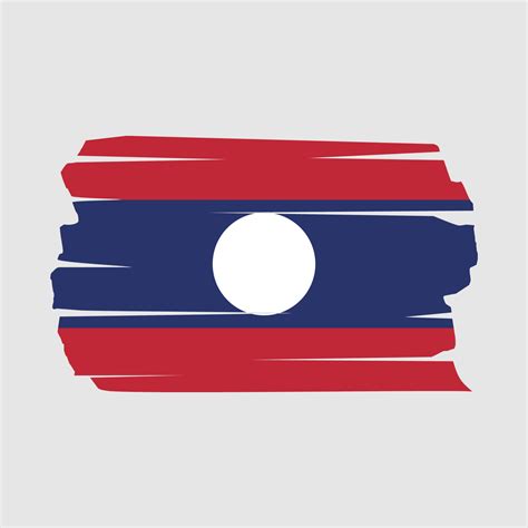 Laos Flag Brush 18910896 Vector Art at Vecteezy