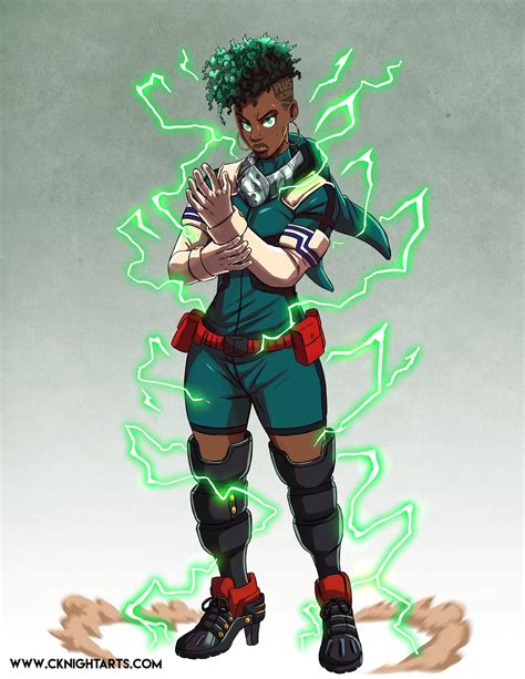 Deku - My Hero Academia Remix - cknightart | Black cartoon characters ...