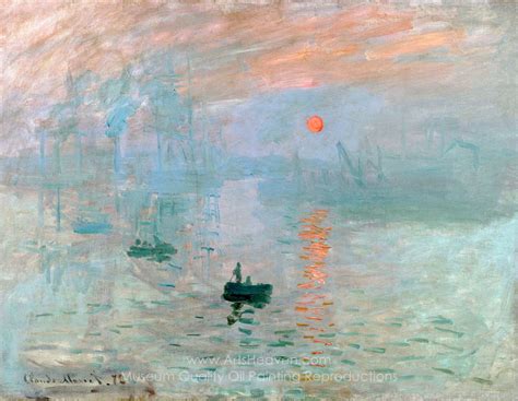 Claude Monet Impression Sunrise Painting Reproductions, Save 50-75%, Free Shipping, ArtsHeaven.com