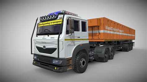 TATA signa (truck) - Buy Royalty Free 3D model by Moon 3d (@moon_3d ...