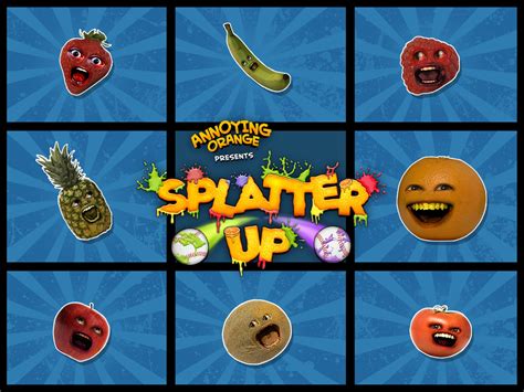 Annoying Orange Splatter Up! - App voor iPhone, iPad en iPod touch - AppWereld