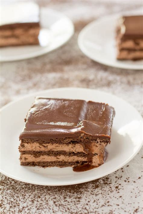 No Bake Chocolate Eclair Cake Recipe - Pear Tree Kitchen