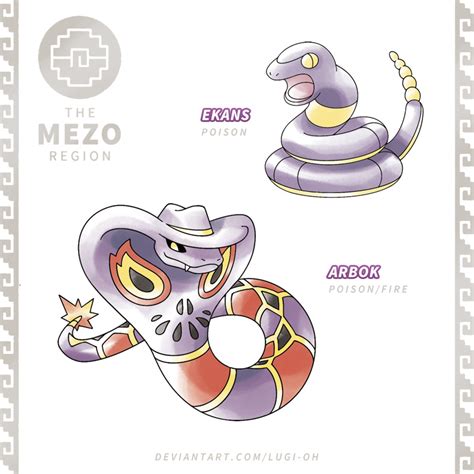 Ekans and Arbok by Lugi-Oh on DeviantArt