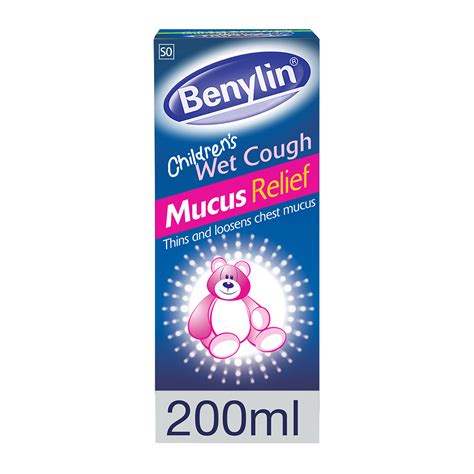 Benylin Children's Wet Cough Mucus Relief Syrup 200 ml | Woolworths.co.za