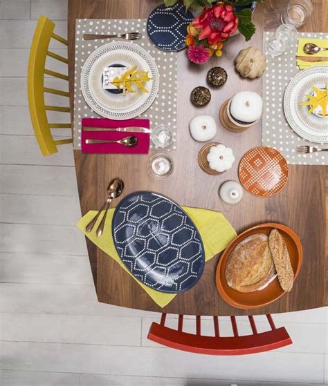 Target Styling Chapter #3 - Setting a Fall Table | Fall table, Target table, Colorful table