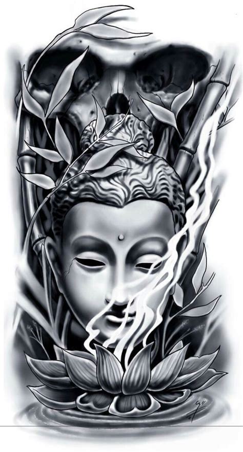 Tear drop buhhda Buddha Tattoo Sleeve, Half Sleeve Tattoo, Sleeve Tattoos, Buddha Lotus Tattoo ...