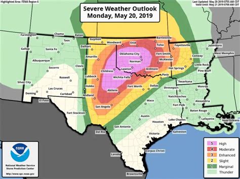 NWS issues exceptionally rare HIGH RISK outlook for destructive ...