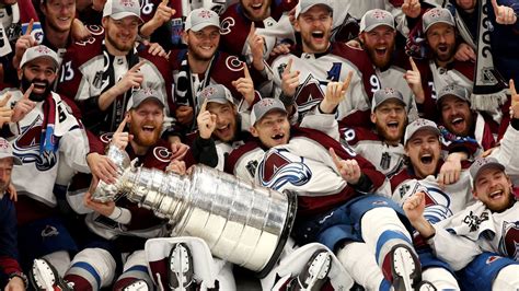 Colorado Avalanche lift the Stanley Cup