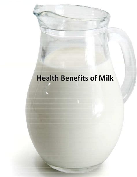 Health benefits of milk