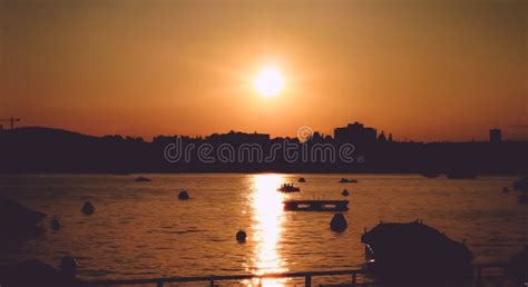 Sunset Over Lake Zurich Picture. Image: 98351657