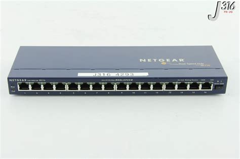 4293 NETGEAR 16 PORT 10/100 MBPS DUAL SPEED HUB DS116 705595727737 | eBay