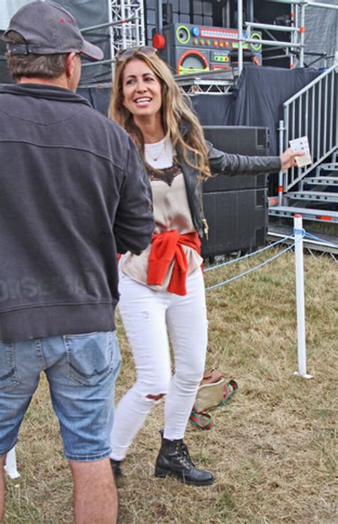 James Martin rocks out at CarFest North as girlfriend Louise Davies ...