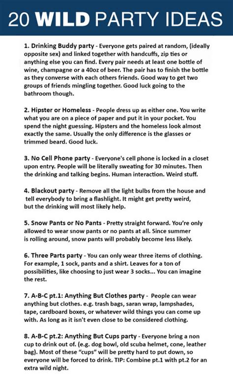 20 Wild Party Ideas - Don't Poke The Bear