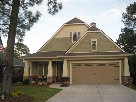 Clipped Gable Roofs Extend Traditional Exterior Style