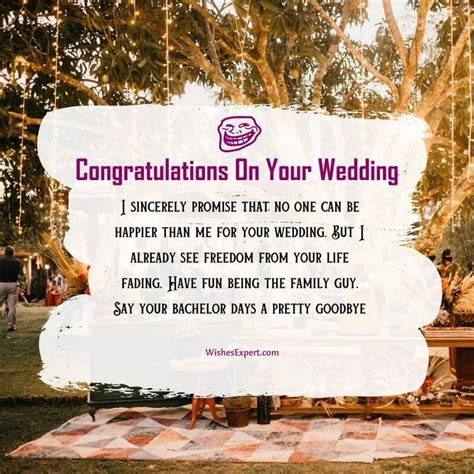 35+ Funny Wedding Wishes And Messages