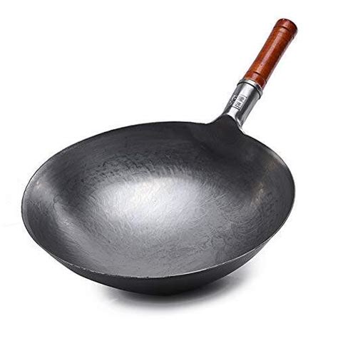 Chinese Carbon Steel Wok, Profession Chinese Traditional Hand Hammered ...