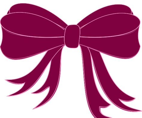 Pink Bow Vector - ClipArt Best