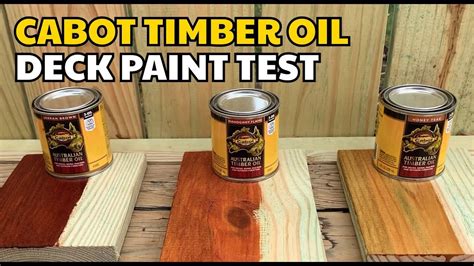 Cabot australian timber oil stain test deck painting – Artofit