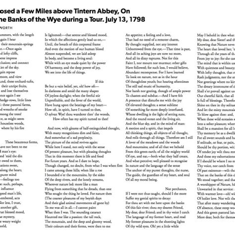 Wordsworth tintern abbey poem - hetyas